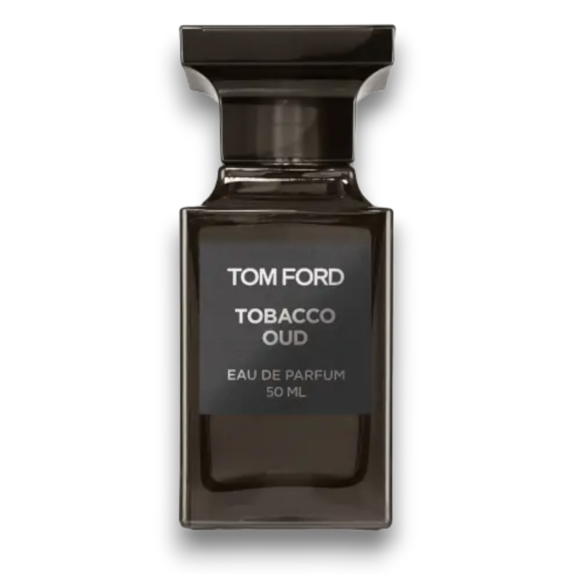 Ένα μαύρο μπουκάλι αρώματος του οίκου Tom Ford