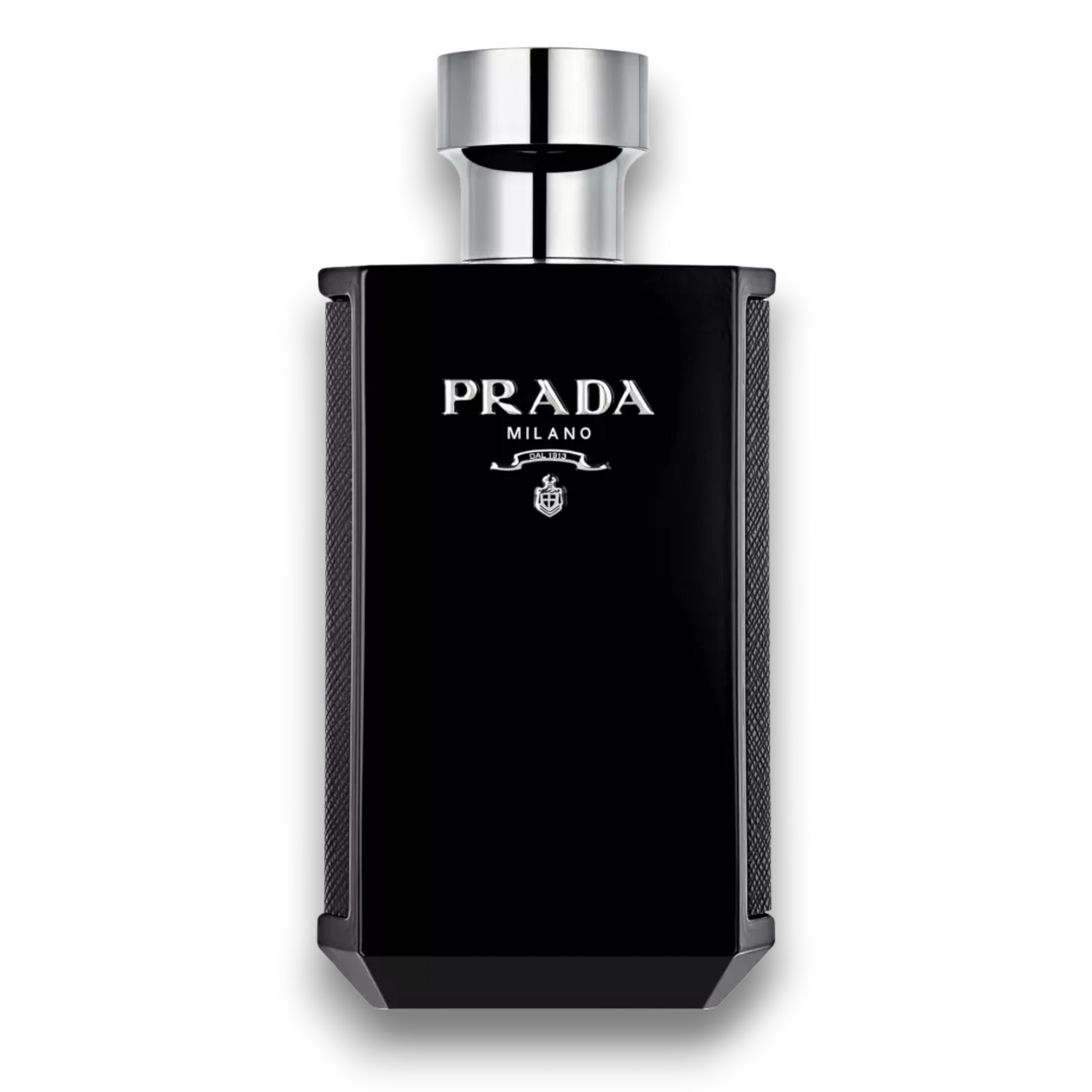 Ένα μαύρο μπουκάλι αρώματος του οίκου Prada